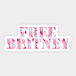 Free Britney Typography Sticker
